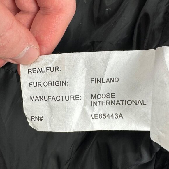 Moose Knuckles Black Down Jacket Men's Size M - Picture 10 of 16